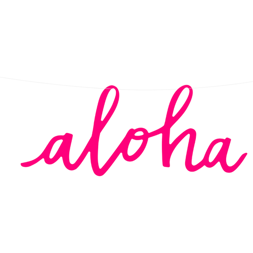 Guirlande Aloha Rose Fuchsia