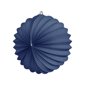 Lampion rond 20cm Bleu Roi