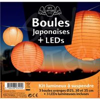 Boules + LED Oranges