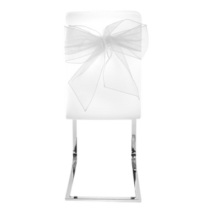 Noeud De Chaise Blanc x4