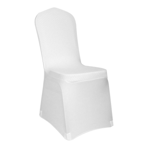 Housse de Chaise Extensible 90 cm Blanc
