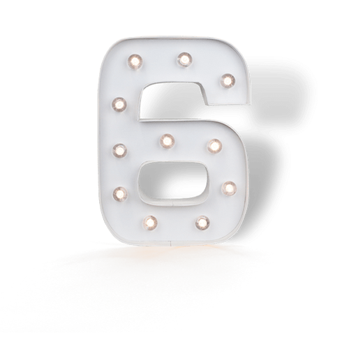 Chiffre Lumineux 6