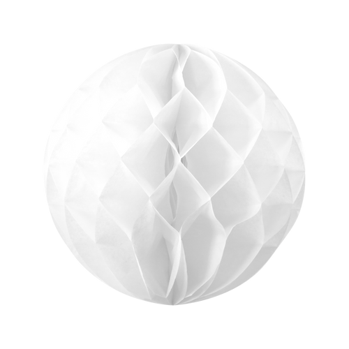 Boule chinoise alvéolée 30 cm Blanc