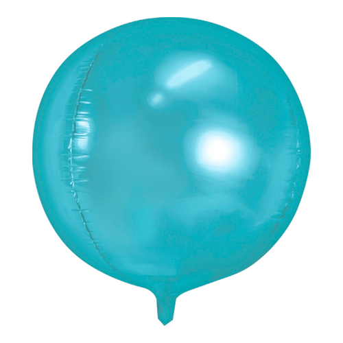 Ballon Rond Aluminium bleu 40cm
