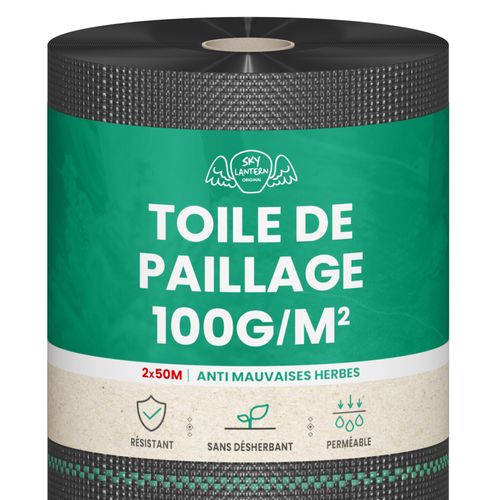 Toile de Paillage 2x50M 100g/m²
