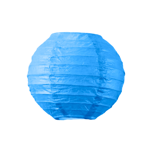 Boule papier 10cm Bleu roi