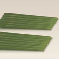 Pack de 12 chandelles Vert 2,3x25cm