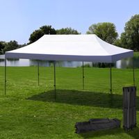 Barnum Pliant 3x6m imperméable 320g/m2 Blanc