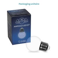 Lot de 20 Ampoules Guirlande Guinguette Led E27 Transparentes