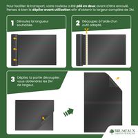 Toile de Paillage 2x50M 100g/m²