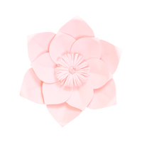 Fleur En Papier Clématite Rose Pâle 30 cm