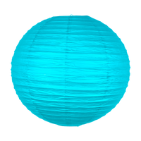 Boule papier 50 cm Turquoise